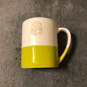 Starbucks Lime Green Dipped Mug